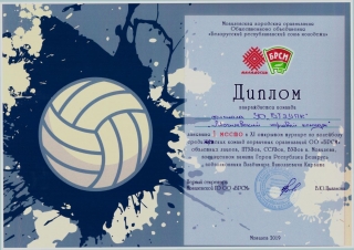 ΧΙ открытый турнир по волейболу среди первичных организаций ОО «БРСМ»