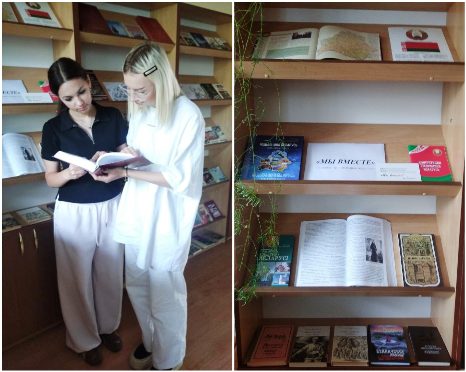 Тематическая книжная выставка «Мы вместе»