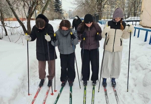 Соревнования по лыжной эстафете